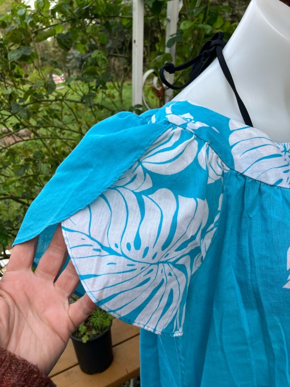 Vintage Hilo Hattie made in Hawaii Mumu luau dress Large - Picture 3 of 9